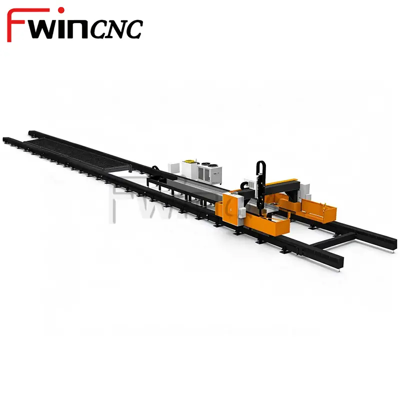 H-Beam Laser Cutting Machine I-Beam Channels Plate Large Format High Power 12kw 20kw 30kw 3D 5axis