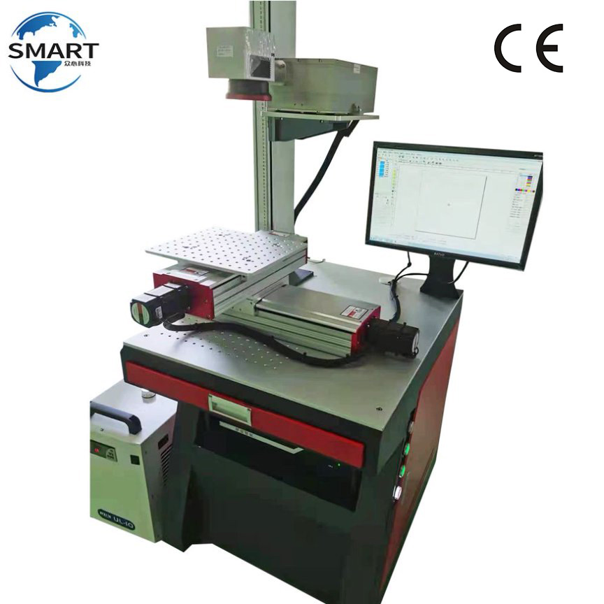 UV Laser Marking Machine with 2-Axis Capacitive Touch Screen IPO Etching