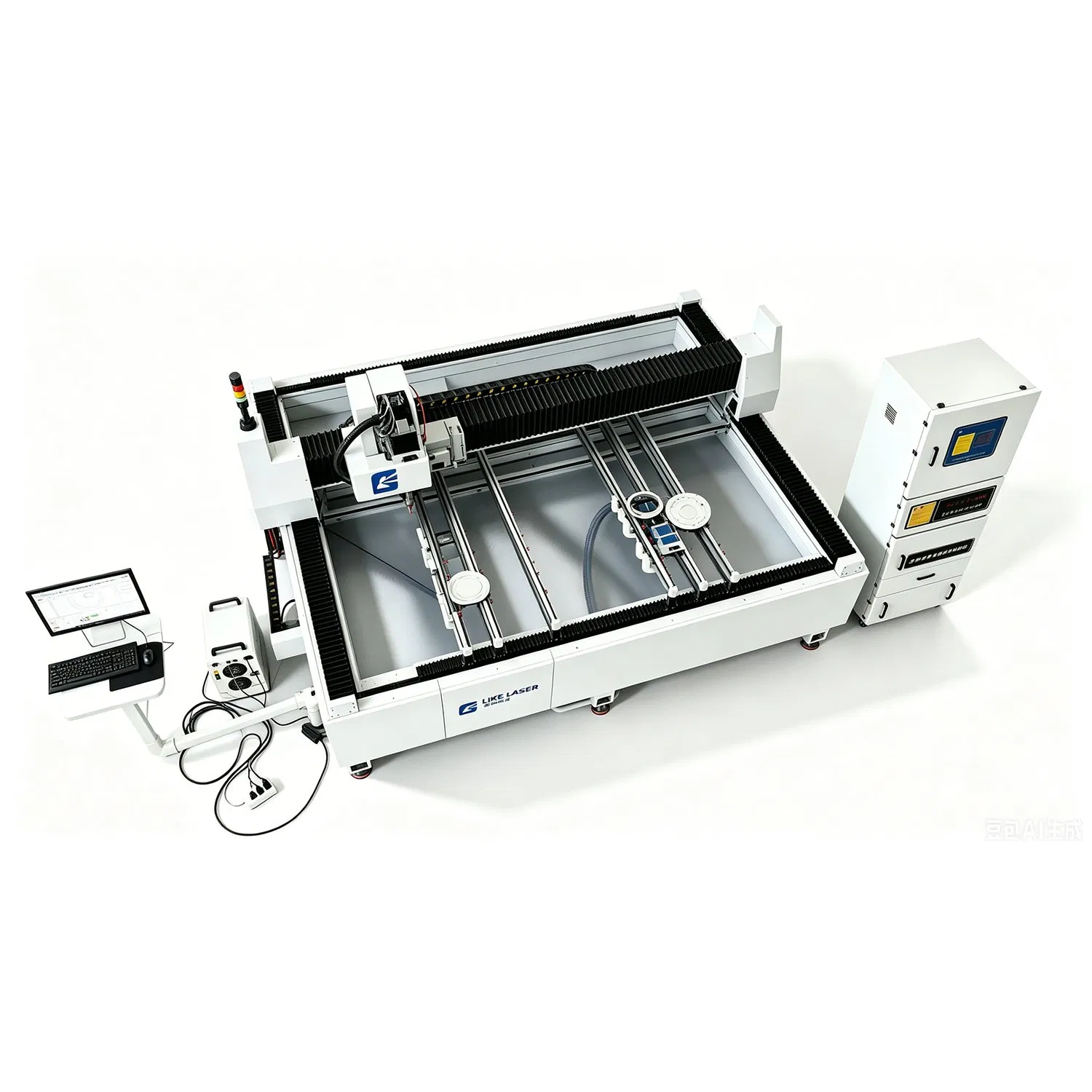 Glass Mirror Laser 3 in 1 Equipment Sandblasting Drilling Paint Removal Machine