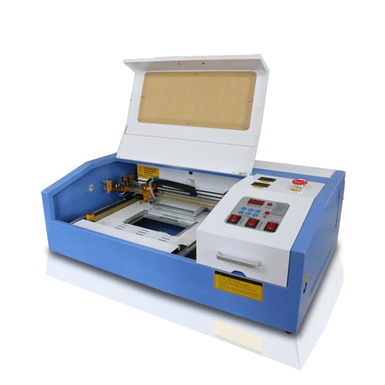 Mini Rubber Stamp CO2 Laser Engraving Cutting Machine