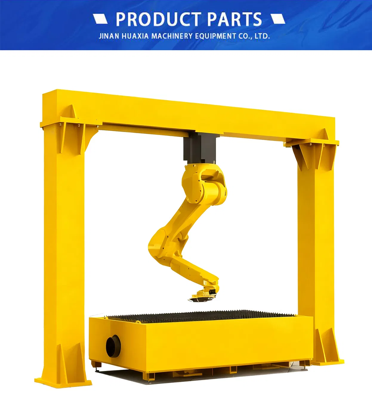 High Precision 3D Robot Laser Cutting Machine Water Cooling System for Sheet Metal Workpiece