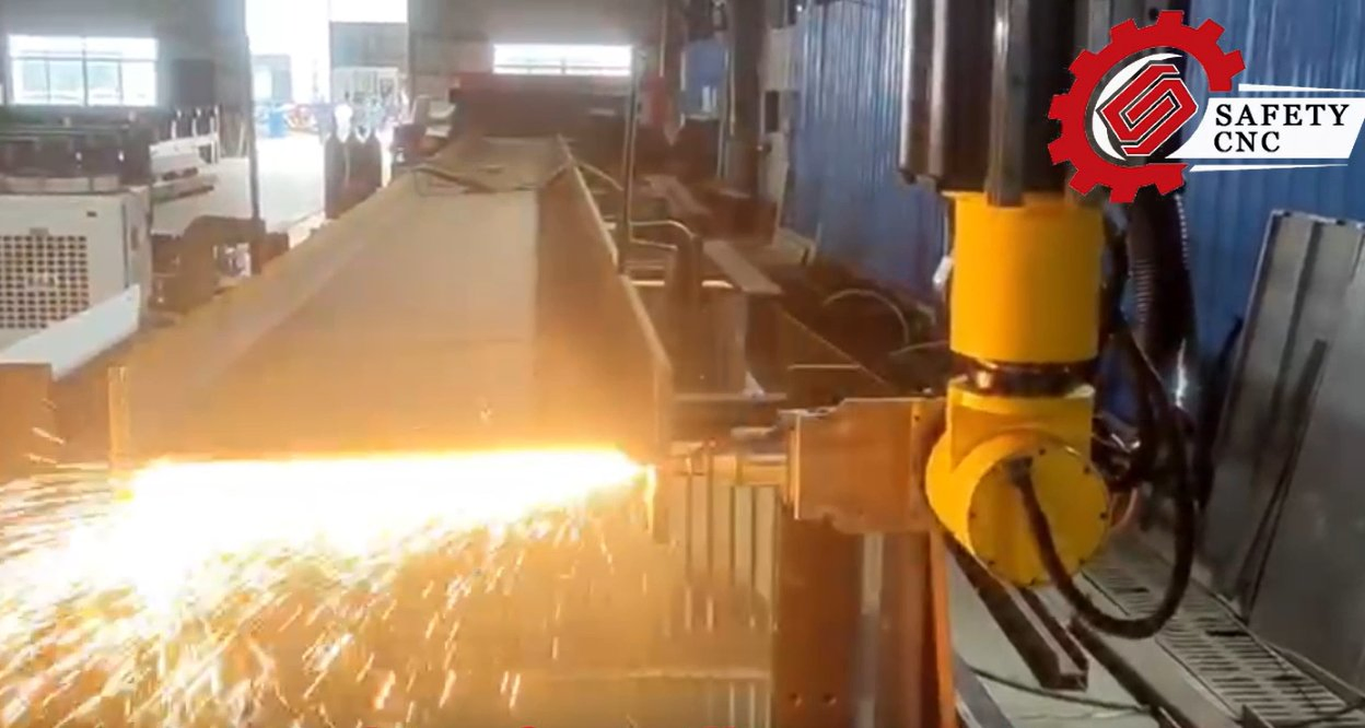 5-Axis CNC H-Beam Laser Machine for Cutting/Drilling/Milling Machine in Steel Fabrication Structure Replace 3-D Drilling Machine+ Band Saw, Su-Hb2500, 12kw