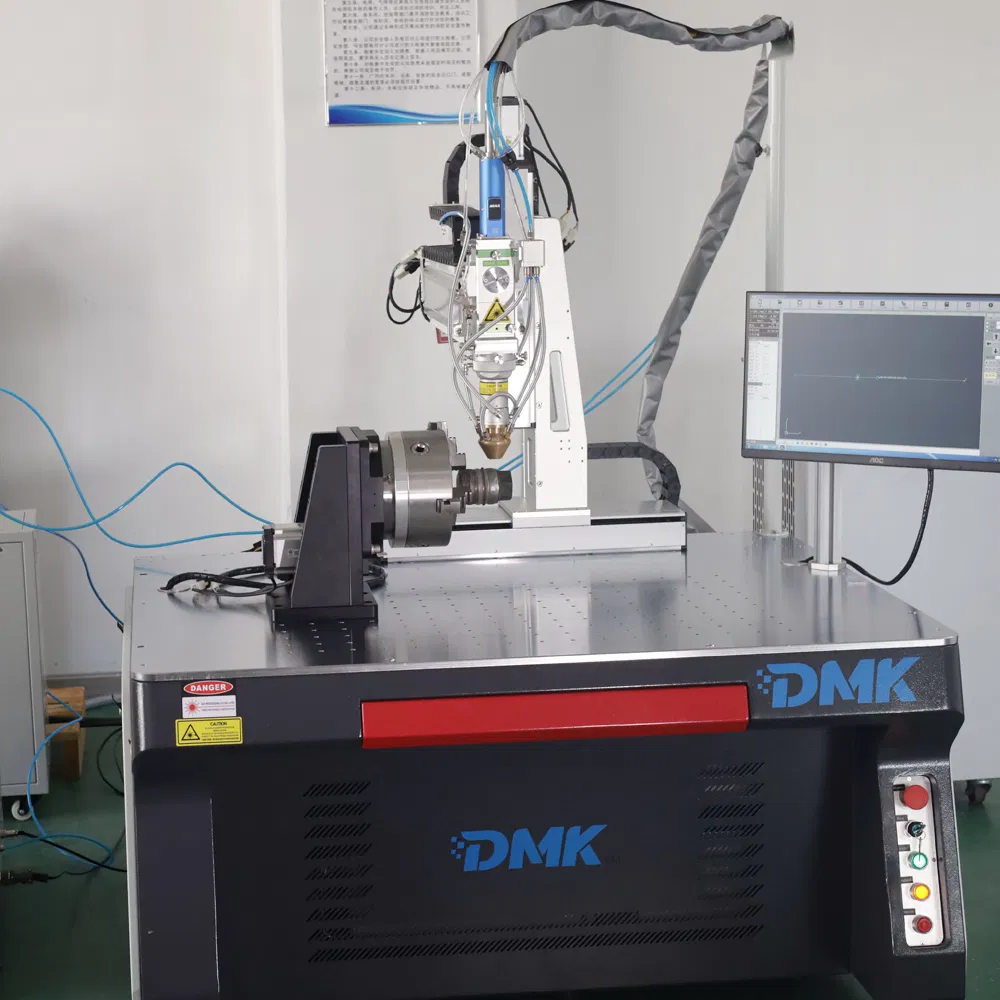 Dmk 1000W 2000W 3000W Production Machine Fiber Metal Cladding Equipment Laser Powder Feeder Conveyor Laser Cladding Machine and Laser Welding Machine