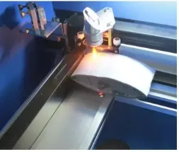 Mini Rubber Stamp CO2 Laser Engraving Cutting Machine Detail