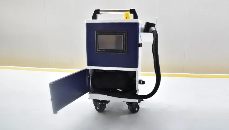 Portable Suitcase Pulsed Laser Cleaning Machine for Metal Rust and Paint Removal