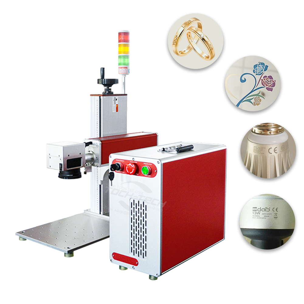 JPT Mopa Laser 20W 30W 60W 100W JPT Mopa M7 Color Fiber Laser Marking Engraving Machine