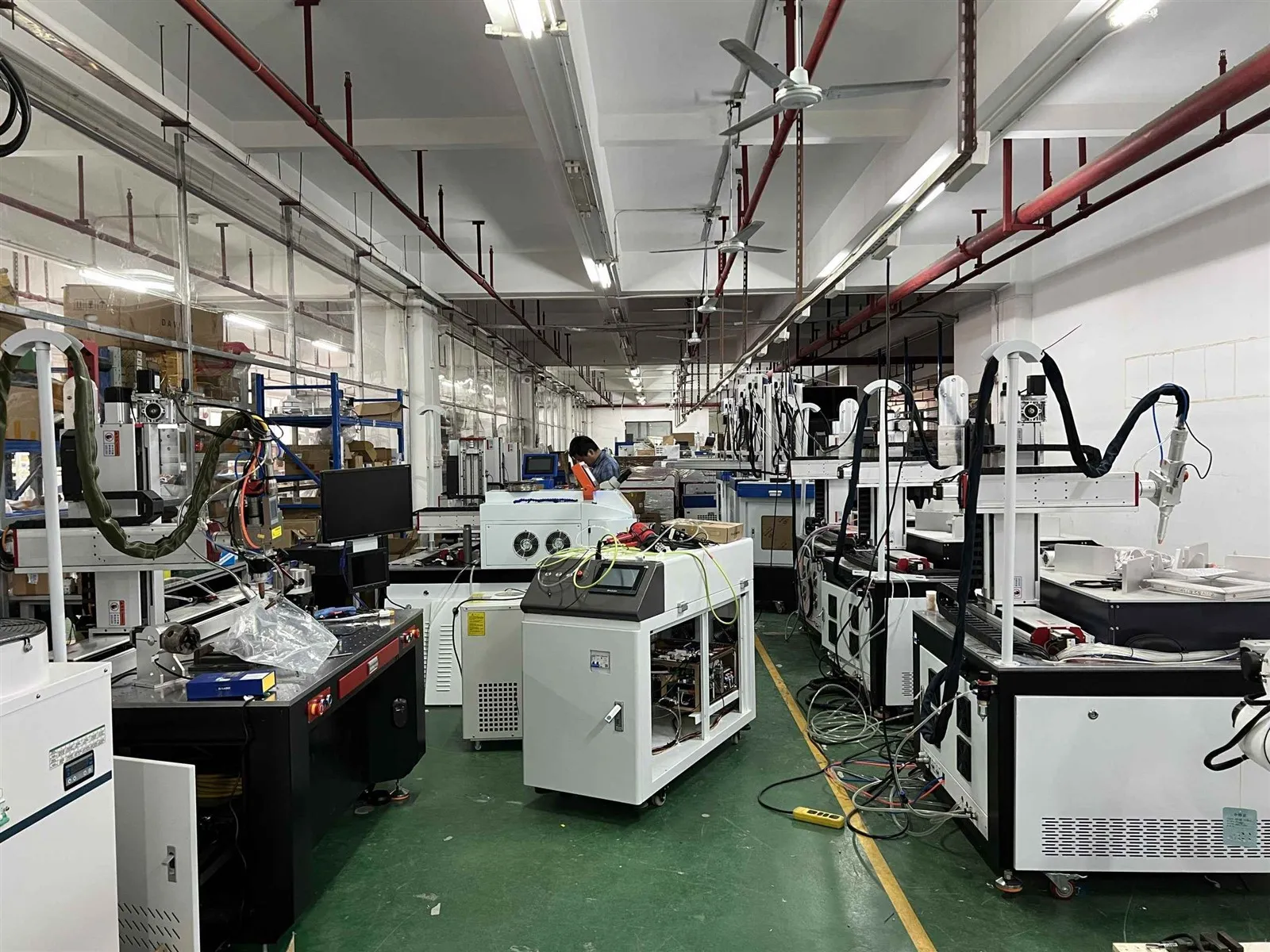 ZICO factory interior - precision industrial equipment assembly