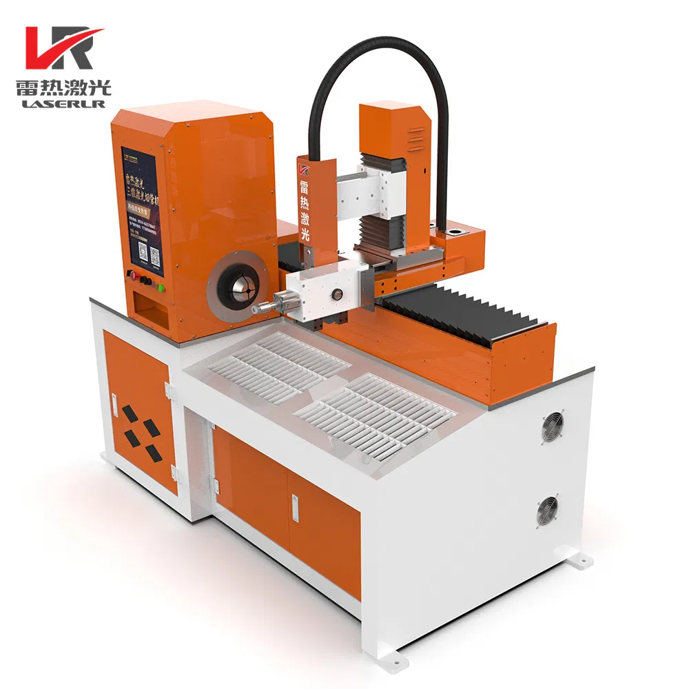 High Precision Semi-Automatic Three-Dimensional CNC 3D Fiber Laser Cutter Pipe Cutting Machine for Metal Quare /Oval/Round Tube