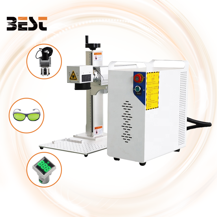 BEST 30W/100W/60W/50W/100W Fiber Laser Marking Machine 3D JPT Mopa Metal/Aluminum Deeply Laser Engraving