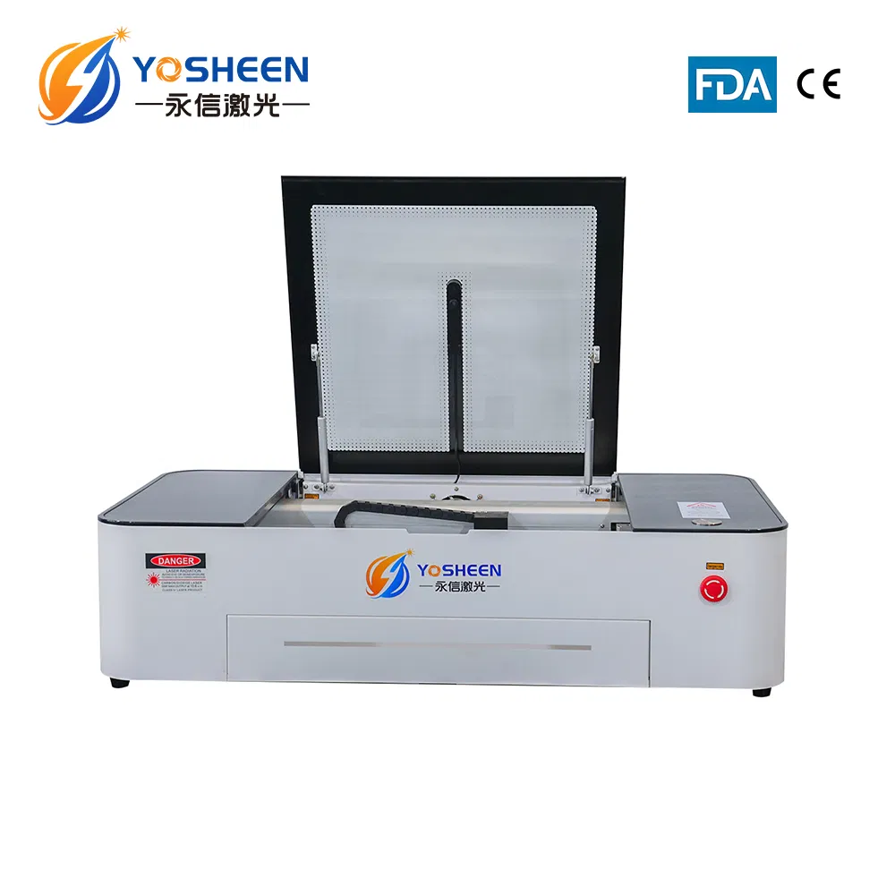 CO2 Laser Engraving Cutting Machine 5030 CE Certified Approved 50W Desktop for Wood Acrylic