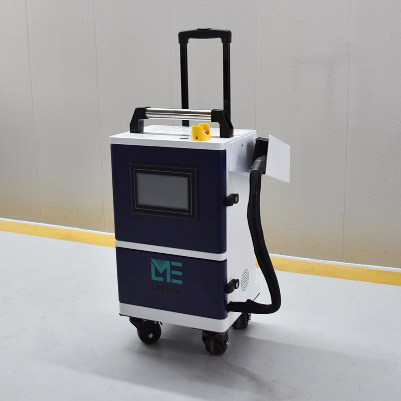 Portable Suitcase Pulsed Laser Cleaning Machine for Metal Rust and Paint Removal