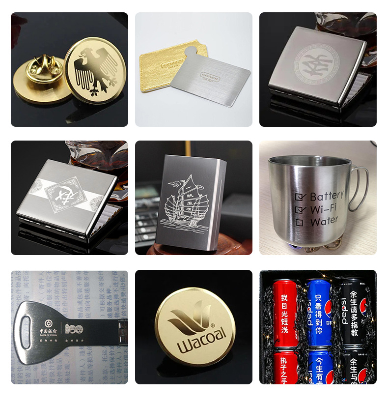 20W MAX High-Powered Fiber Laser Marking Machine 3D Engraving Air Cooling USB-Connected (100000hrs Laser Life)