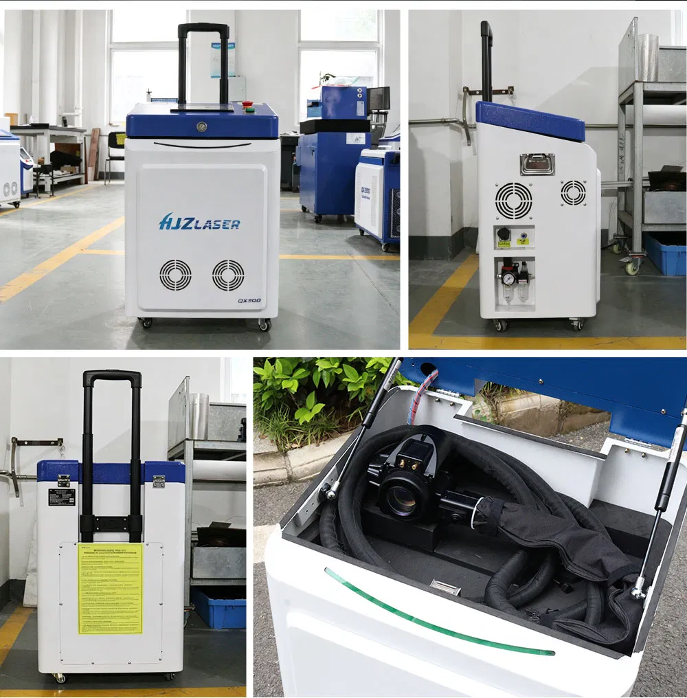 New Handheld Cleaner Pulsed 300W 500W Laser Cleaning Machine for Metal Stainless Steel Carbon Steel Rust and Paint Removal