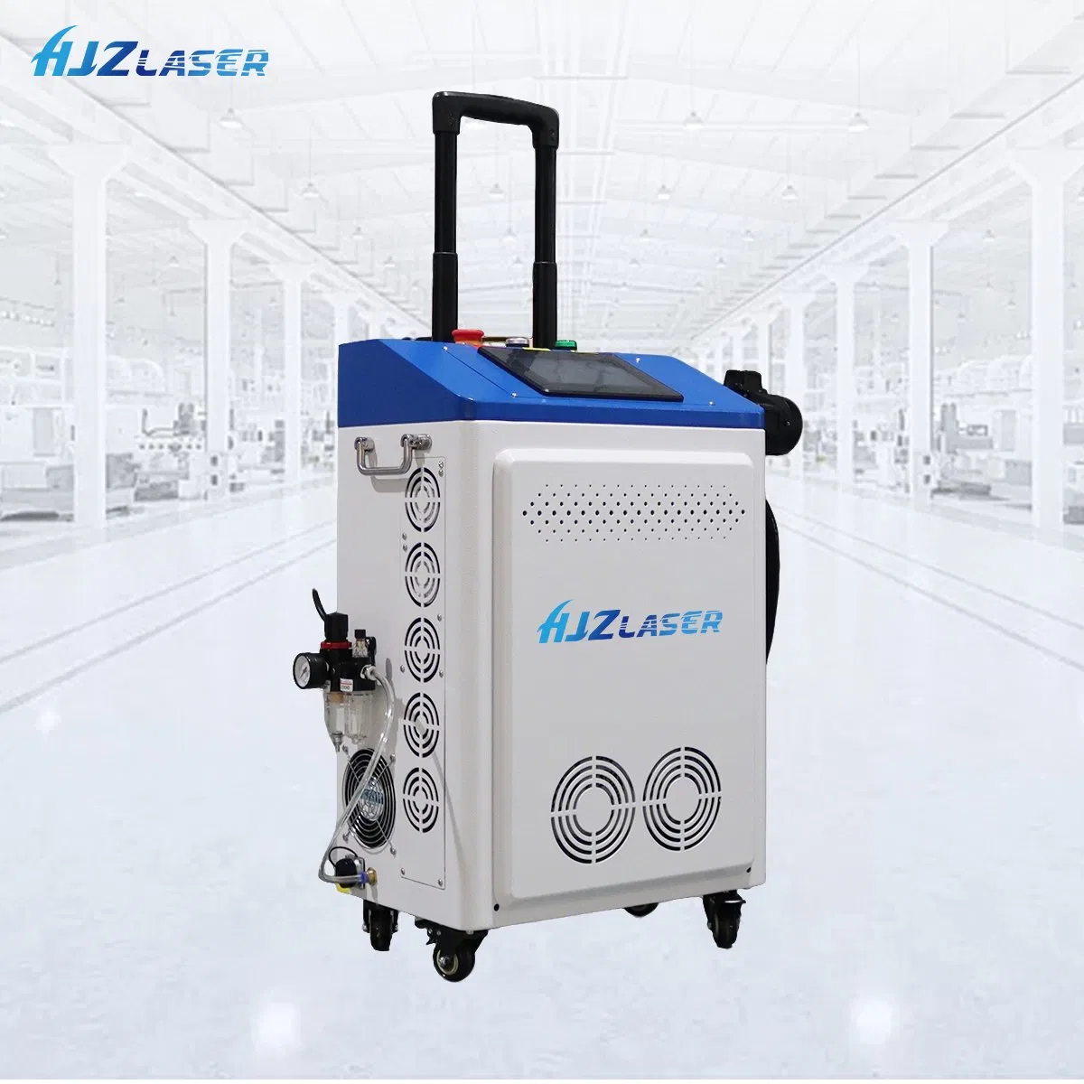 Hot Selling Pulsed Laser Cleaning Machine Price 300W 500W Luggage Type for Wood Metal Cleaning 2 Years Warranty