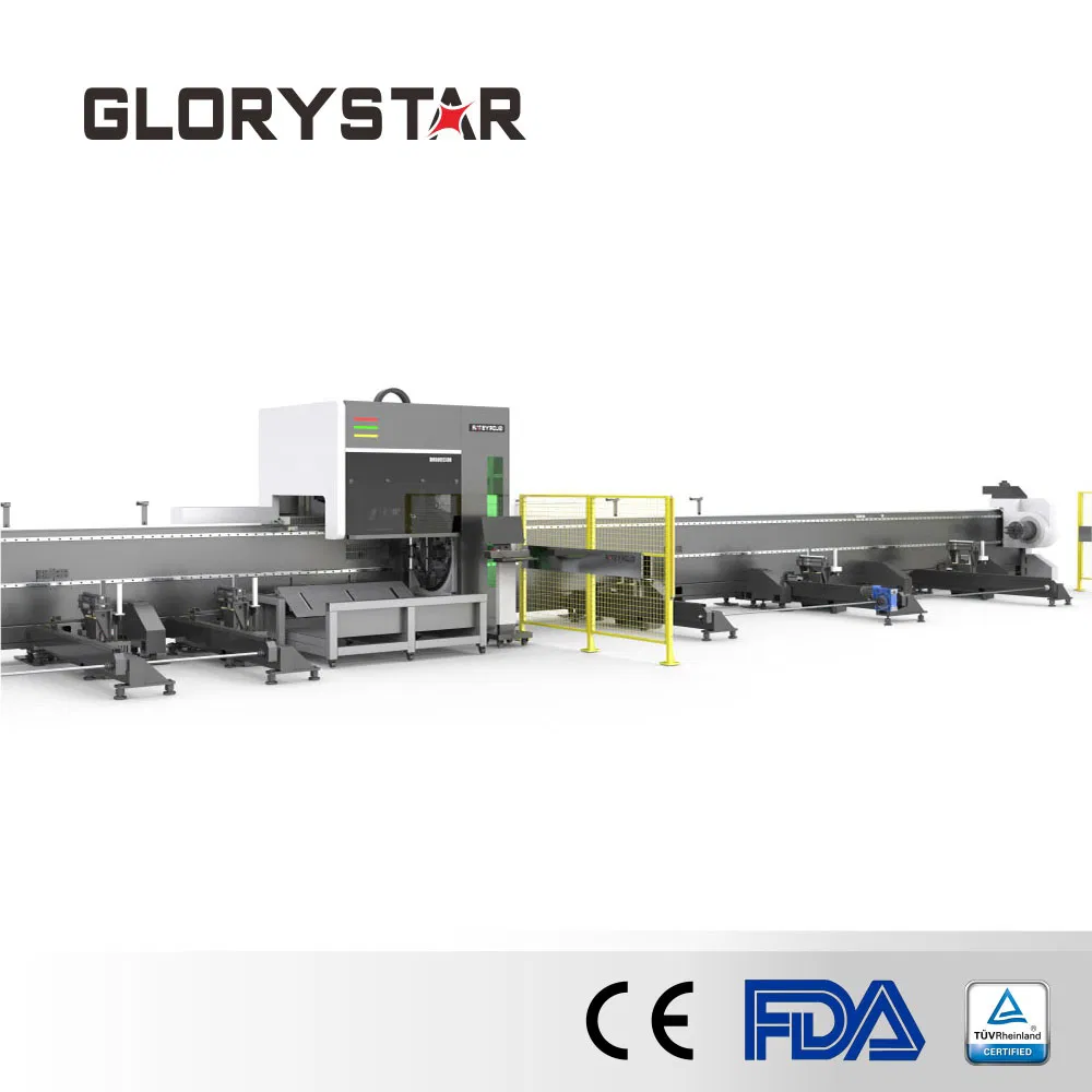 Glorystar Laser Smart 3D Pipe Fabricator Cutting Machine- Infinite Rotation &amp; 700mm Z-Axis for Complex Joints