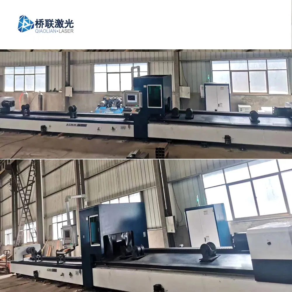 Industrial CNC Metal Fiber 3D Laser Cutting Machine Price for Tube with Loading and Unloading System