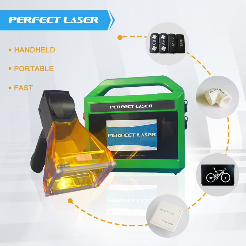 Perfect Laser 20W 30W 50W Raycus Max Jpt IPG Steel Plastic Fiber Laser Lazer Marker Marking Machine Engraver Etching for Metal