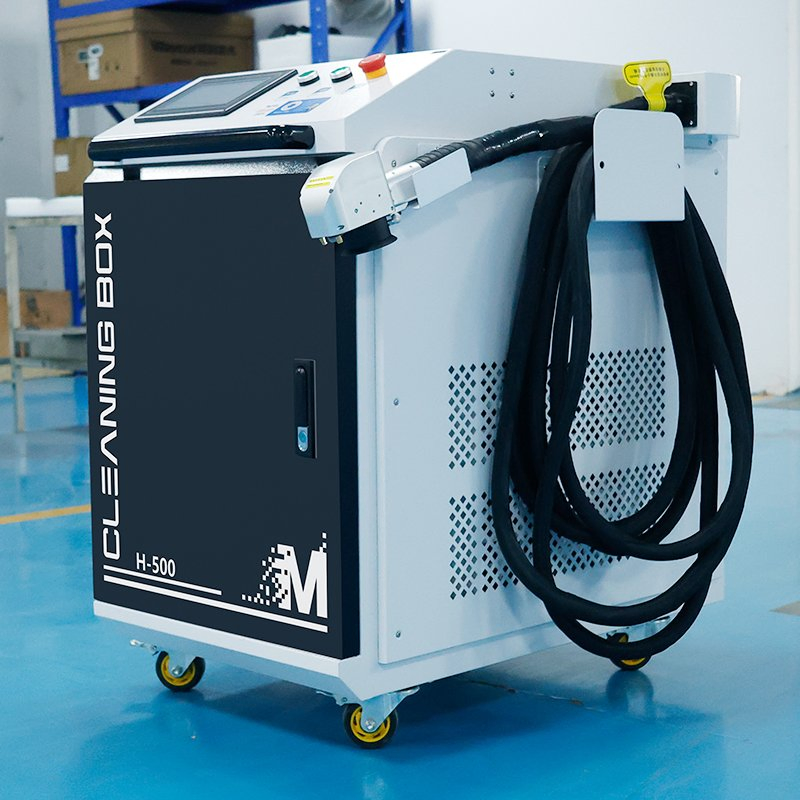 500W Water-Cooled Pulsed Laser Cleaning Machine, Suitable for Mold Cleaning with Minimal Substrate Damage