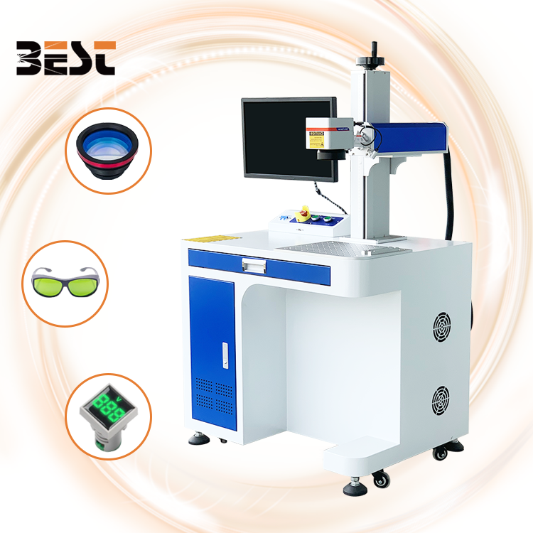 BEST 30W/100W/60W/50W/100W Fiber Laser Marking Machine 3D JPT Mopa Metal/Aluminum Deeply Laser Engraving