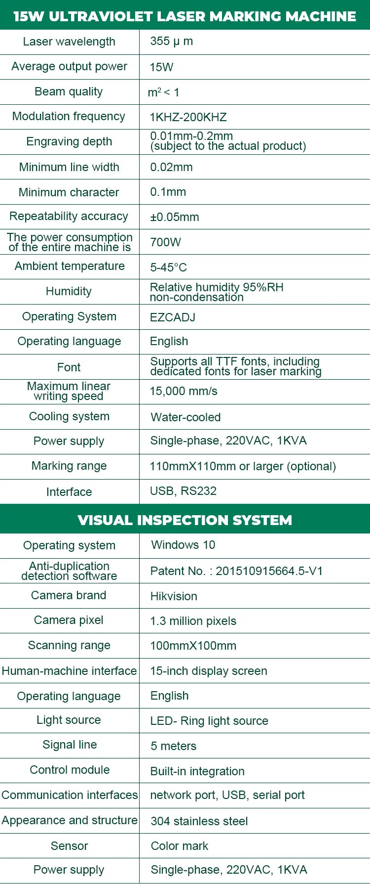 UV Laser Marking Machine Detail 8