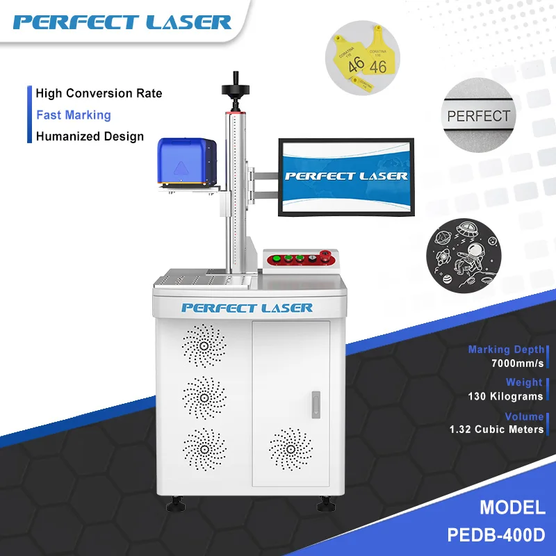 Perfect Laser 20W 30W 50W Raycus Max Jpt IPG Steel Plastic Fiber Laser Lazer Marker Marking Machine Engraver Etching for Metal