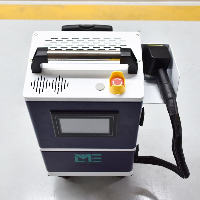 Portable Suitcase Pulsed Laser Cleaning Machine for Metal Rust and Paint Removal