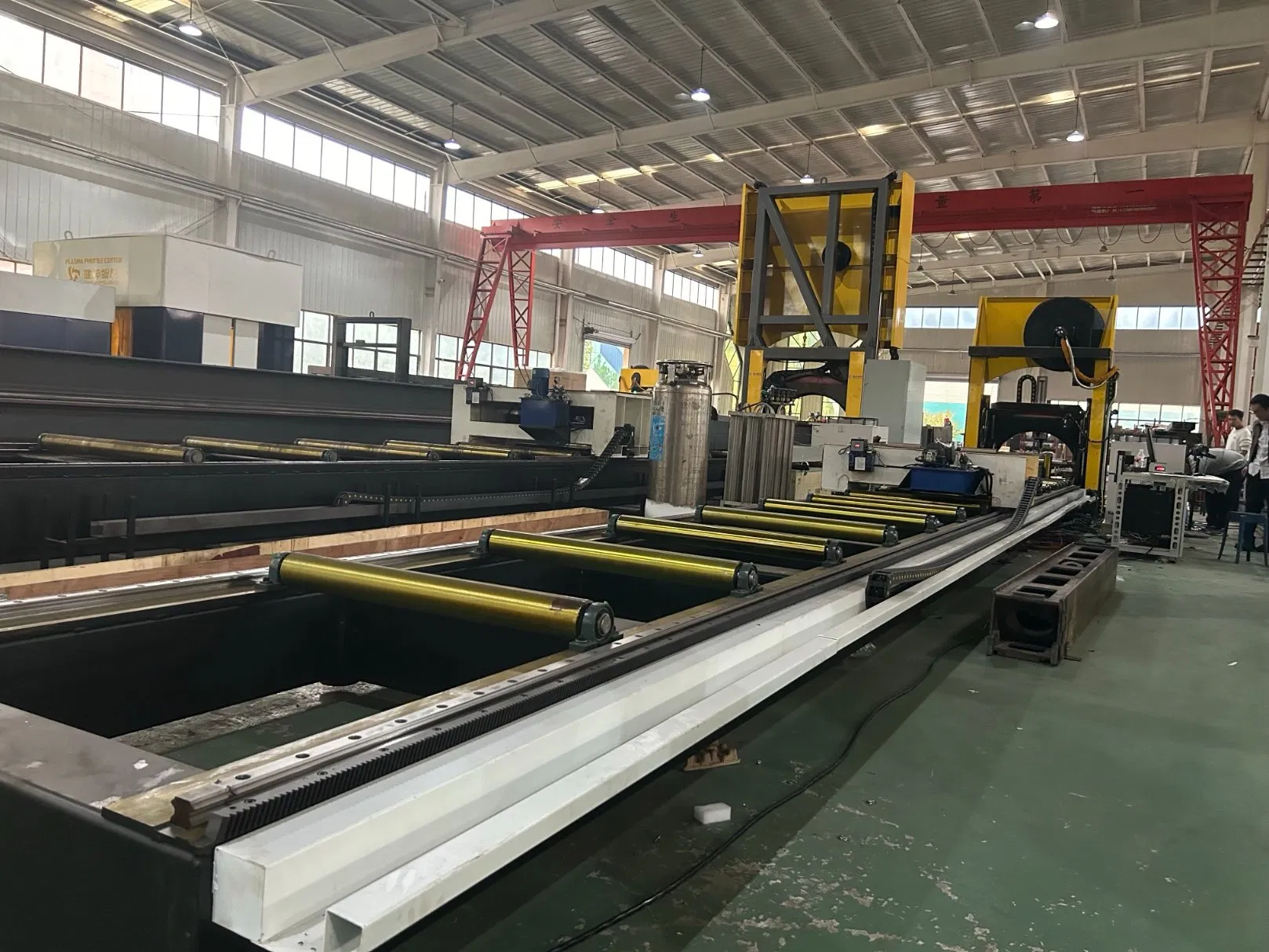 High Precision 3D Steel Multifunction I Beam H Beam Laser Cutting Engraving Machine