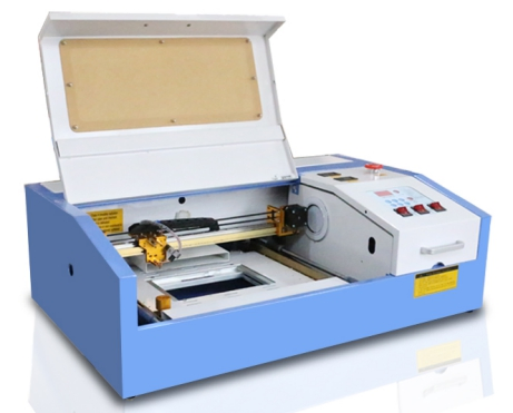 Mini Rubber Stamp CO2 Laser Engraving Cutting Machine