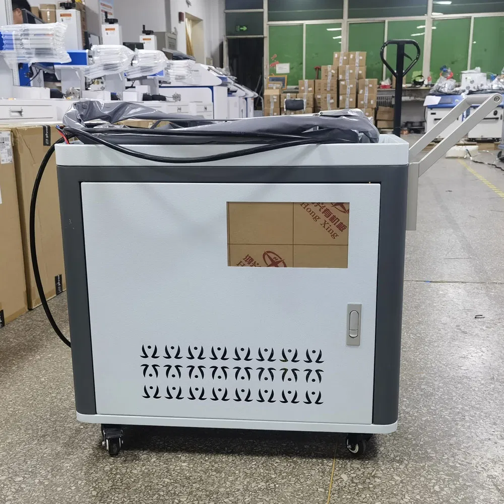 100W 200W 300W Pulsed Laser Rust Removal Machine for Steel Iron Aluminum Copper and Industrial Equipment Cleaning
