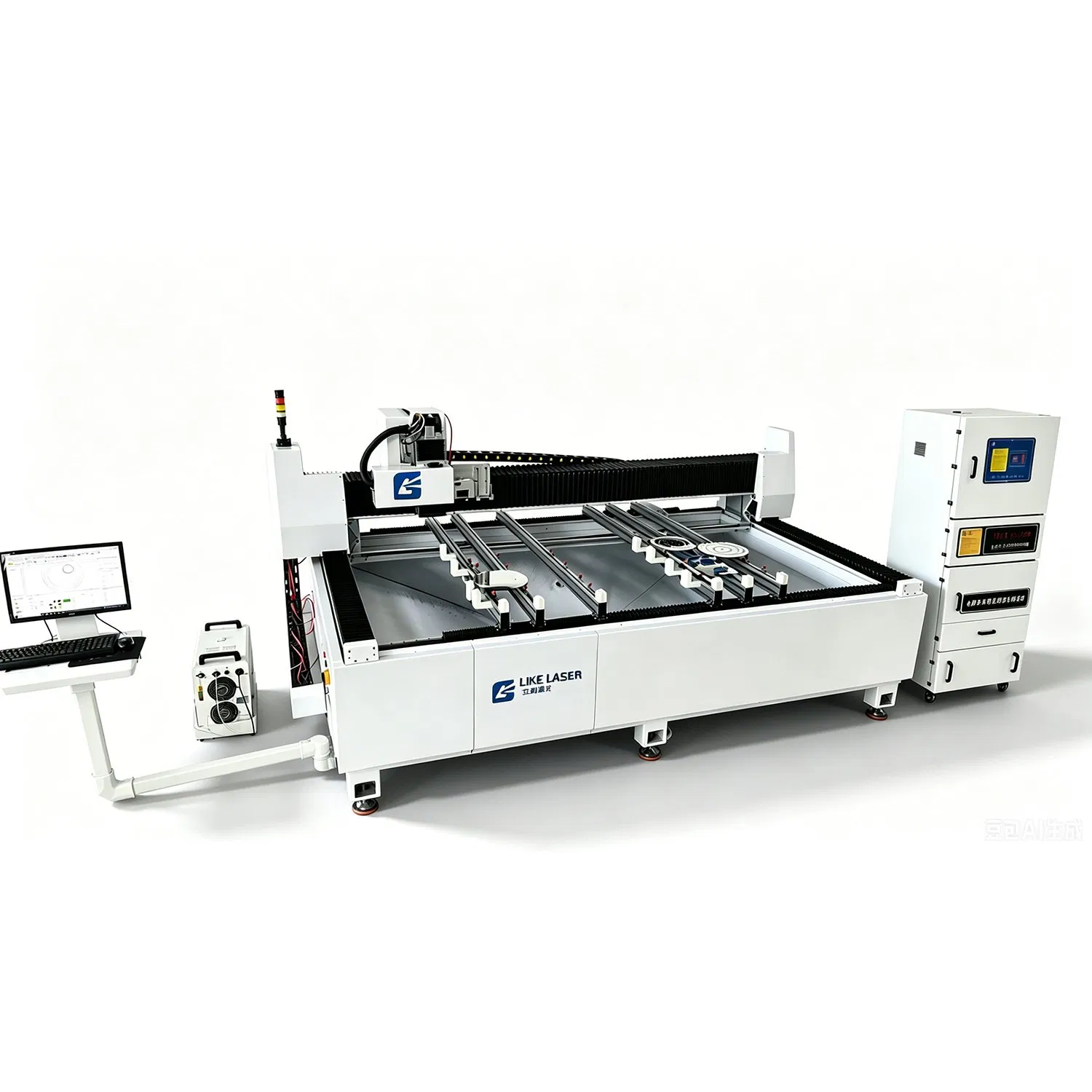 Glass Mirror Laser 3 in 1 Equipment Sandblasting Drilling Paint Removal Machine