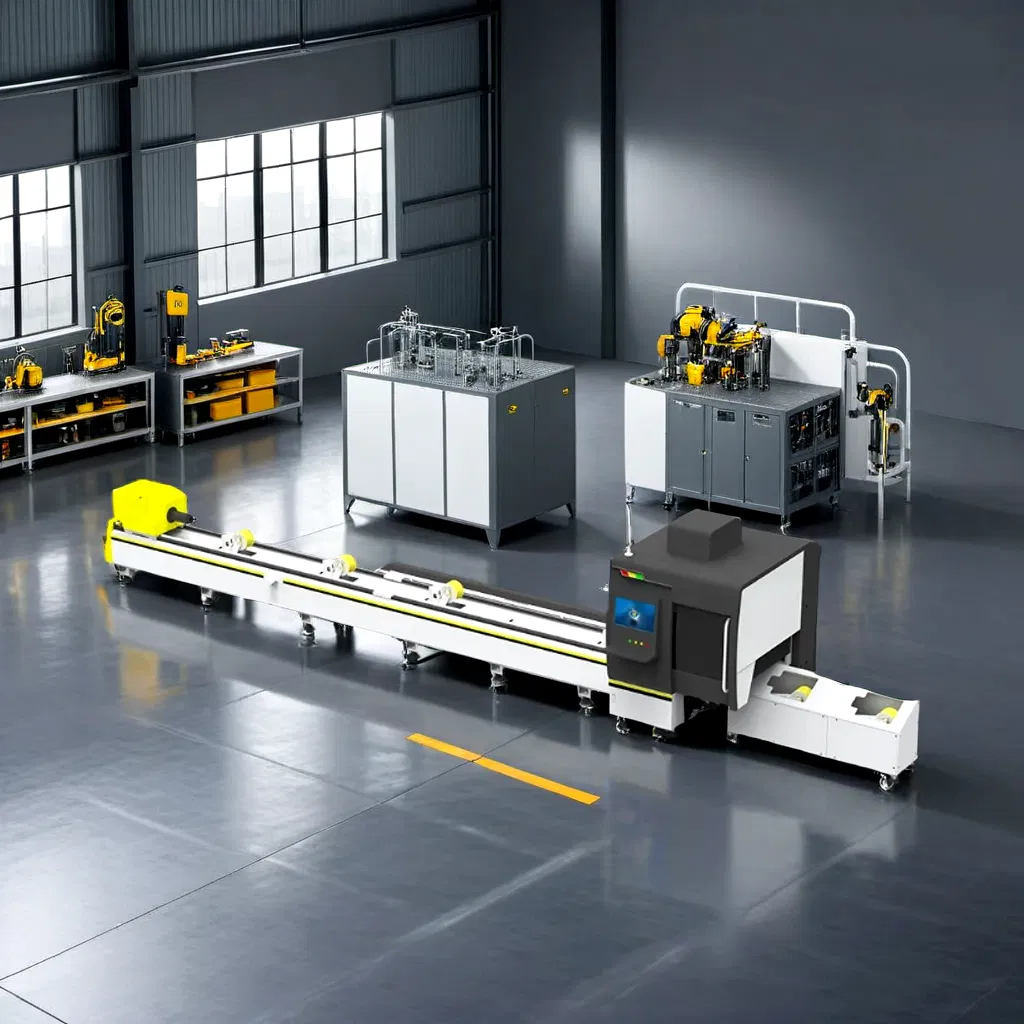 Fiber Laser Cutting Machine for Stainless Steel Metal Tube Pipe Mill Cutting Factory Price 1000W 1500W 2000W 3000W 3D Laser Machine
