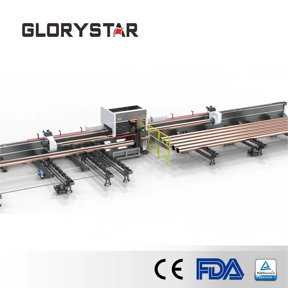 Glorystar Laser Smart 3D Pipe Fabricator Cutting Machine- Infinite Rotation &amp; 700mm Z-Axis for Complex Joints