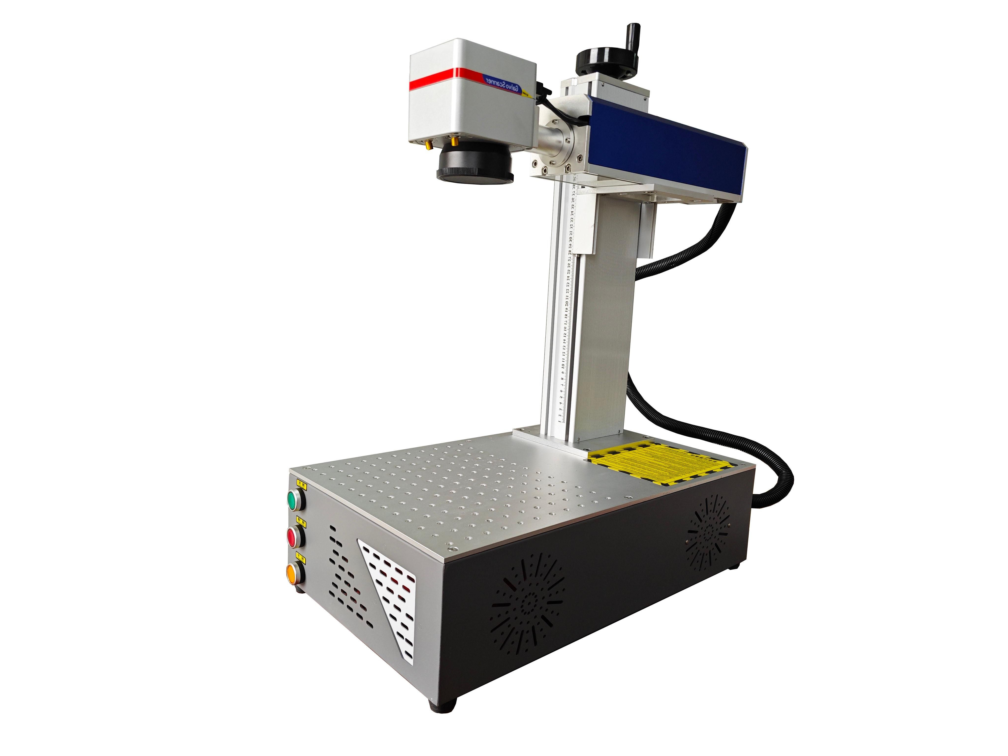 MAX 20W Fiber Laser Engraving Machine | Air Cooling | Metal &amp; Non-Metal Marking for Small Businesses | AI Supported