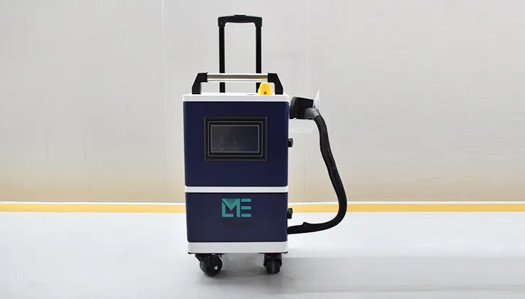 Portable Suitcase Pulsed Laser Cleaning Machine for Metal Rust and Paint Removal