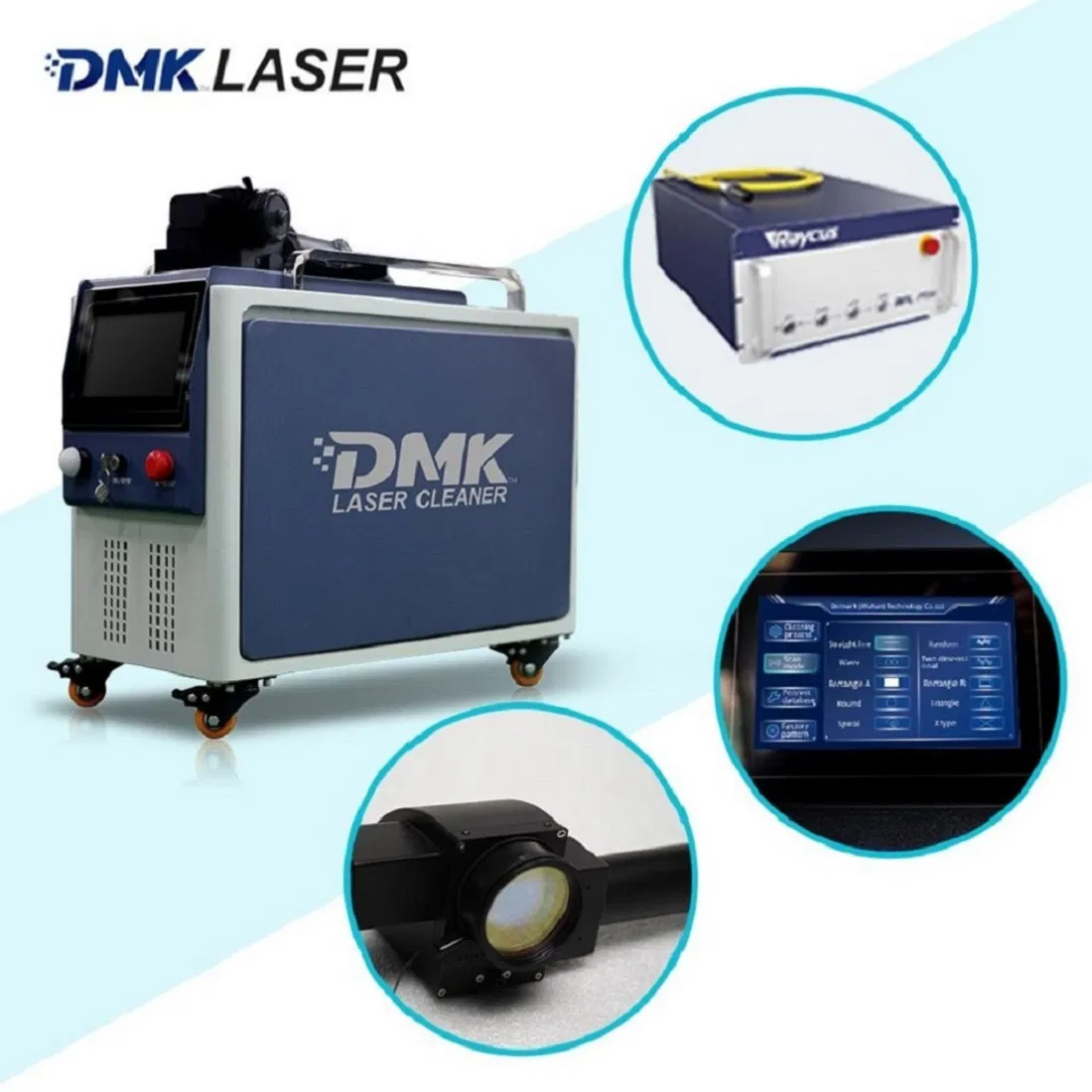 New 300W Air-Cooled Pulsed Cleaning Machine Laser Rustremoval Machine Laser Cleaner