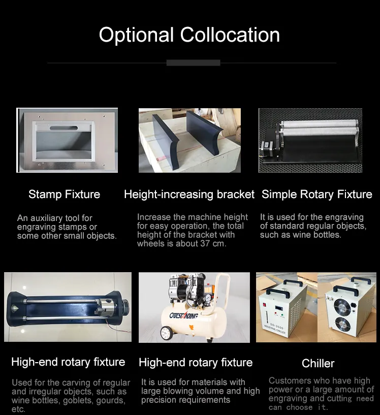 High Precision K9060 CO2 Laser Cutting Machine Detailed Image 1