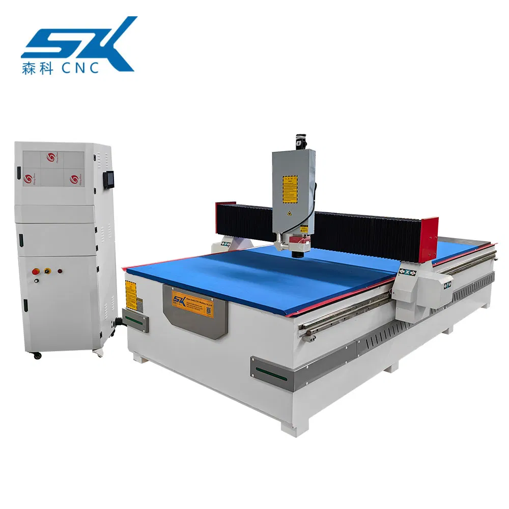 Industrial Automatic Vertical Laser Sandblasting Engraver Machine for Mirror Glass Frosting Etching