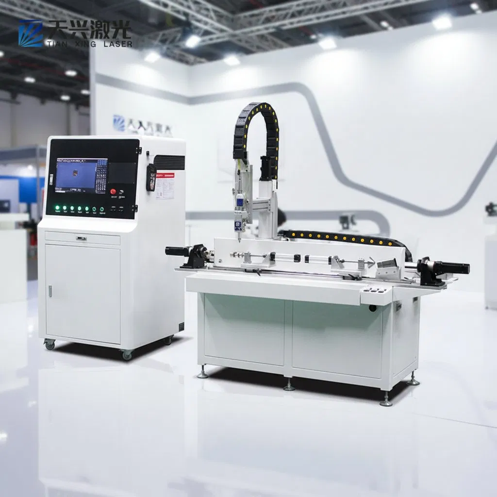Small Laser Pipe Cutting Machine Precision Drilling Equipment for Metal &amp; Stainless Steel Supports Ai &amp; Plt Graphic Format