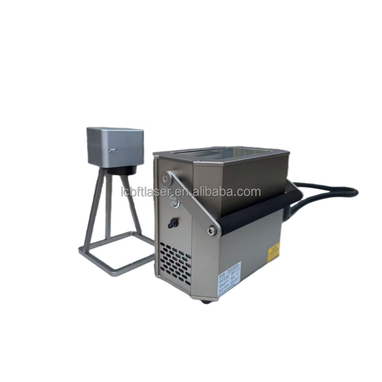 Portable Fiber Laser Marking Machine Small Size Handheld Metal Laser Engraver Machine 30W Factory