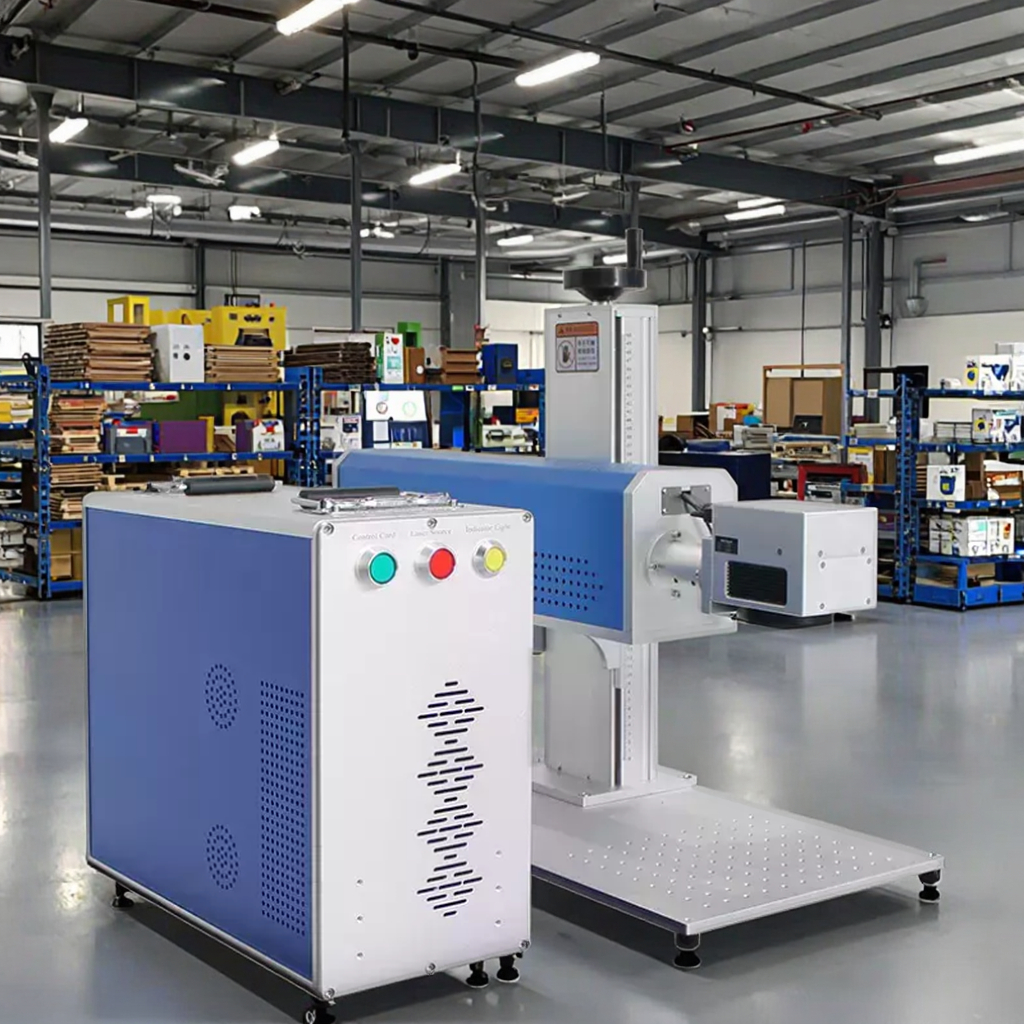 Factory 20w 30w 50w RAYCUS MAX JPT Fiber Laser Marker And Laser Marking Machine For Metal Label Logo Keyboard