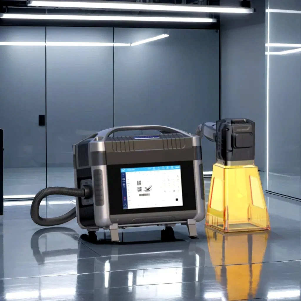 Portable Laser Marking Machine Small Fiber Laser Etching Device Coding Machines