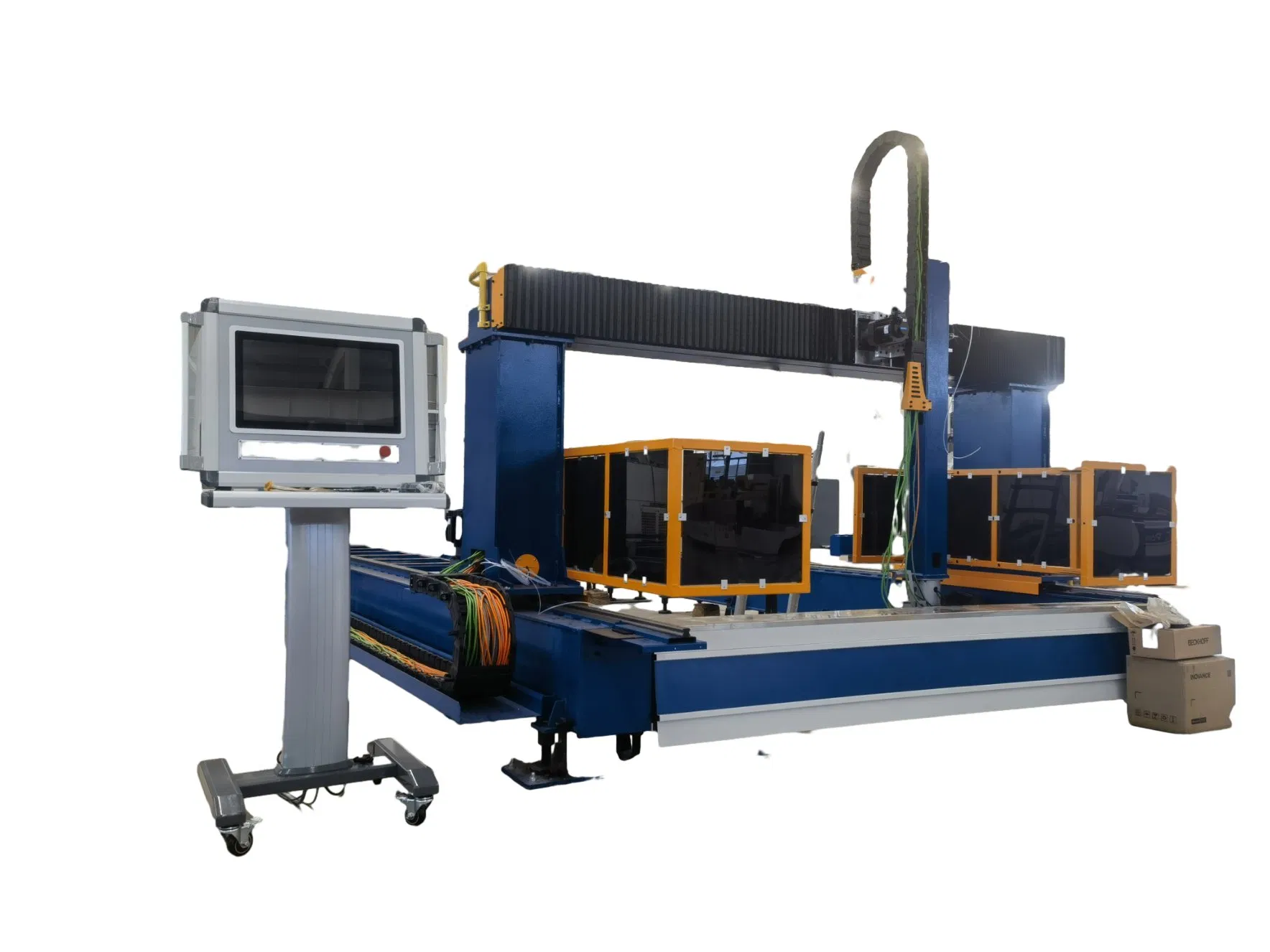 CNC Fully Automatic H-Beam Laser Cutting Machine 3D 5-Axis Fiber Laser H-Beam Cutting Machine for Cutting Large Steel Carbon Steel Stainless Steel