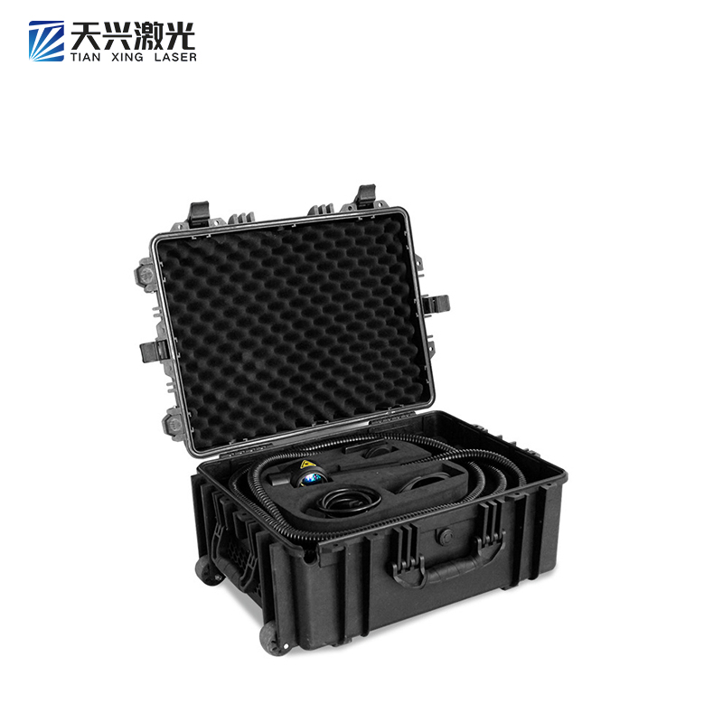 High Tech 200W 100W Jpt Mopa Laser Source Portable Mini Fiber Pulsed Deep Cleaning Machine for Rust Oxide Painting Coating