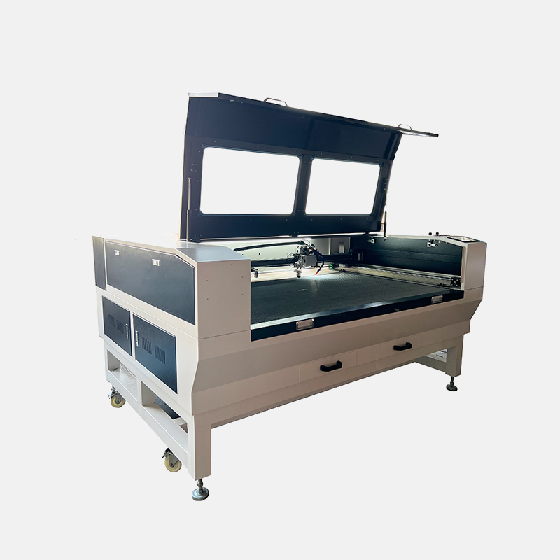 Full Flight Cutting CO2 Laser Marking Machine for Leather Engraving