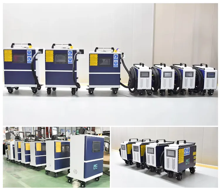 Portable Suitcase Pulsed Laser Cleaning Machine for Metal Rust and Paint Removal