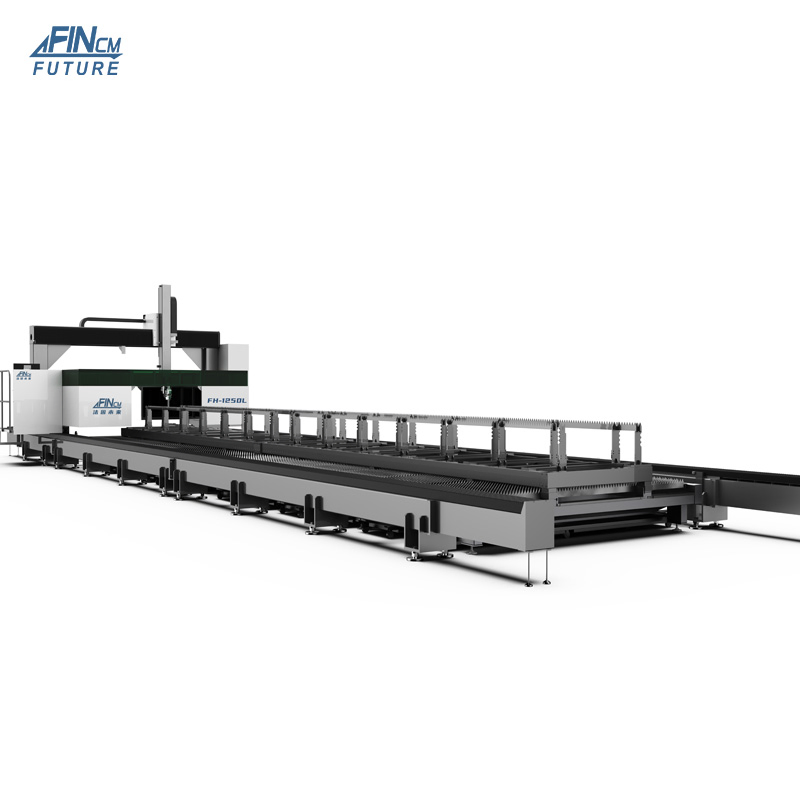 Fincm Structural Steel Construction Metal Steel Plate H Beam Bevel Drilling Hole Marking 12000W 20000W 30000W 3D Fiber Laser Cutting Machine 20kw
