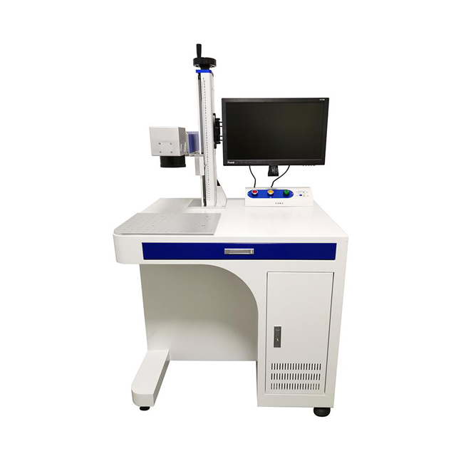 CNC UV/Fiber Laser Marking Machine With Conveyor Belt