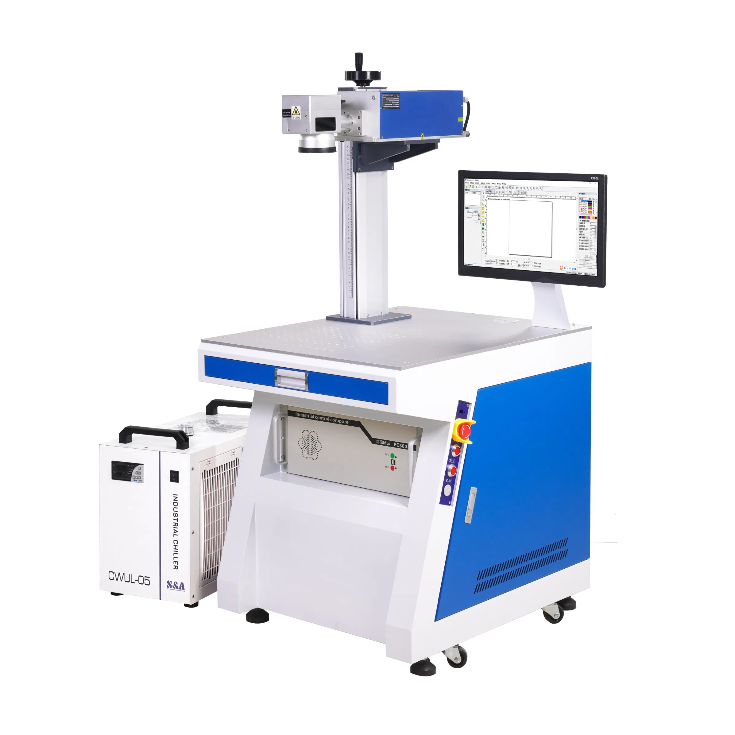 3W/5W UV Laser Marking Machine Laser Engraver with Water Cooling for Etching Barcode Date Laser Marker