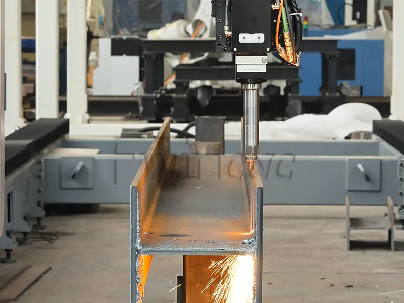 H-Beam Laser Cutting Machine I-Beam Channels Plate Large Format High Power 12kw 20kw 30kw 3D 5axis