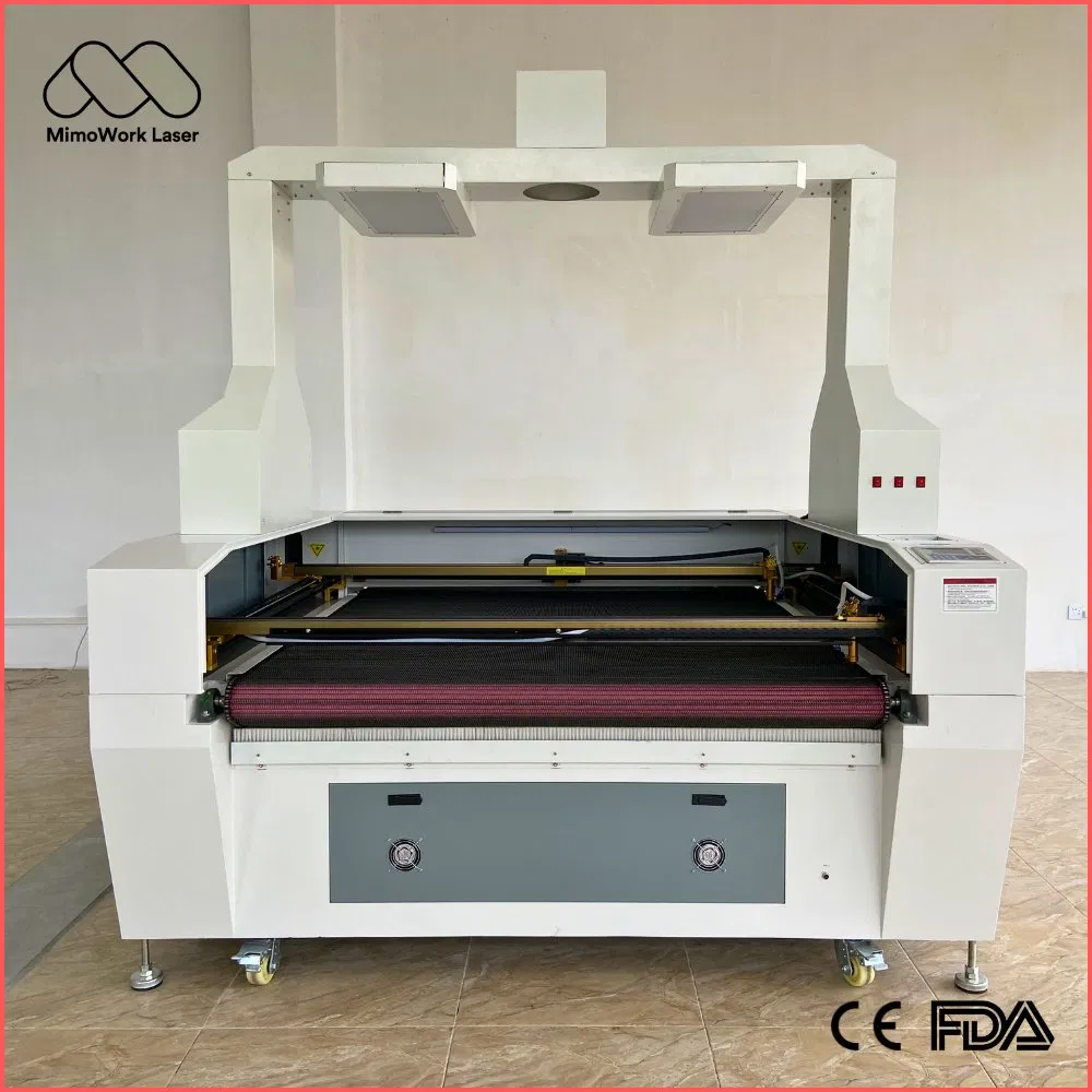 Panoramic Camera CO2 Laser Cutting Machine with Auto Positioning